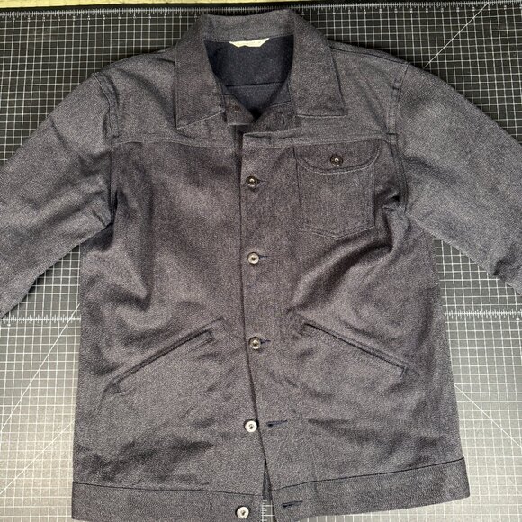 3Sixteen Denim Jacket Navy Black - XLarge - Made in USA - Picture 2 of 16